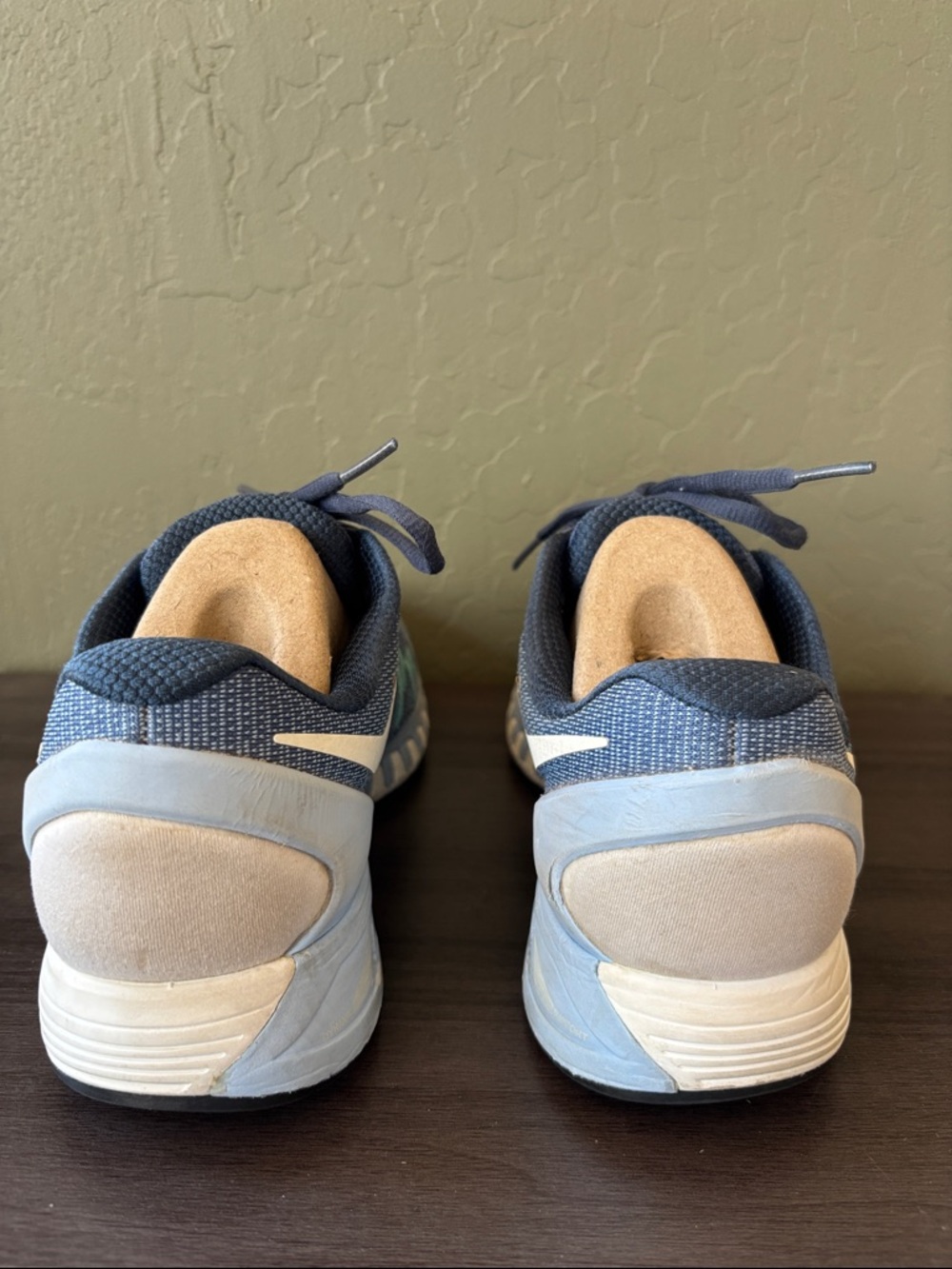 Nike Zoom Odyssey 2‎ Blue White Swoosh Running Shoe Sneaker Size 8.5 - Picture 4 of 10
